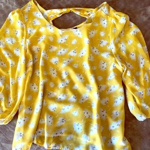 Yellow blouse